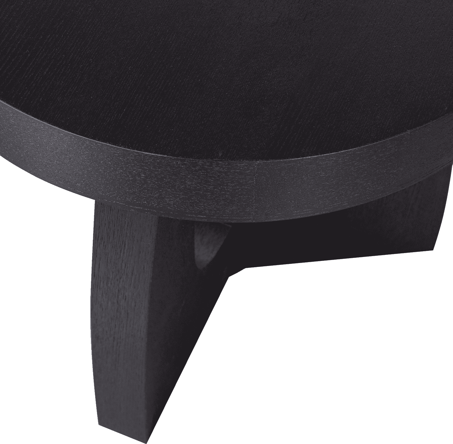 WOOOD Tala bijzettafel mdf fineer zwart 45xo45cm Zwart Bijzettafel