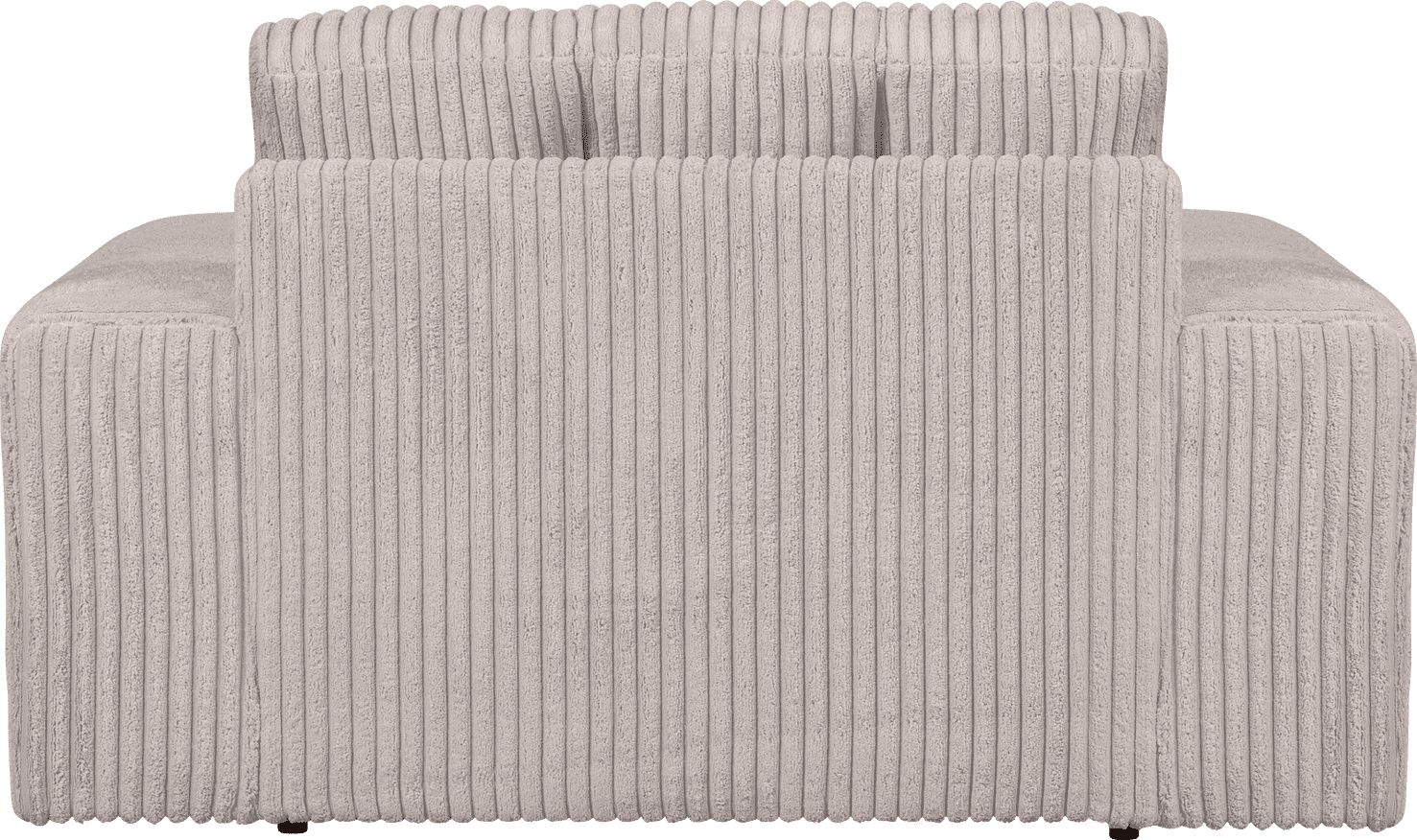 BePureHome Second date loveseat grove ribstof naturel Naturel Fauteuil