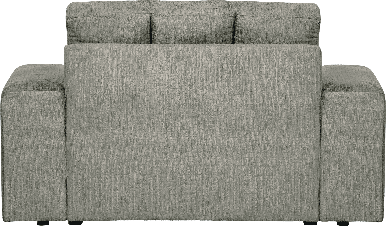 BePureHome Second date loveseat structure velvet frost Blauw Fauteuil