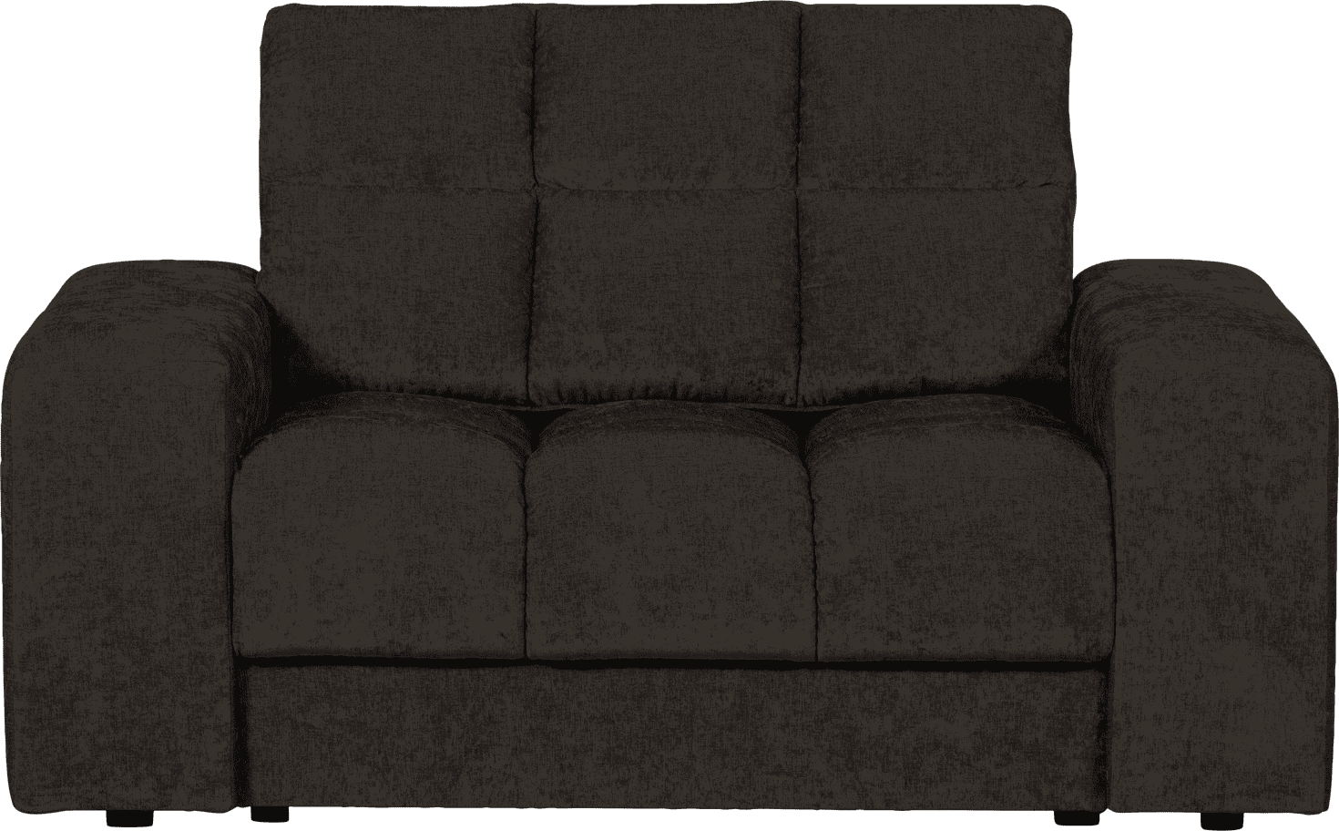 BePureHome Second date loveseat vintage antraciet Antraciet Fauteuil