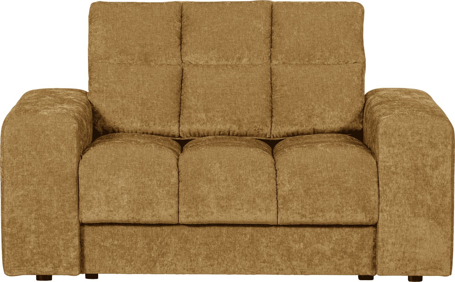 BePureHome Second date loveseat vintage goud Goud Fauteuil