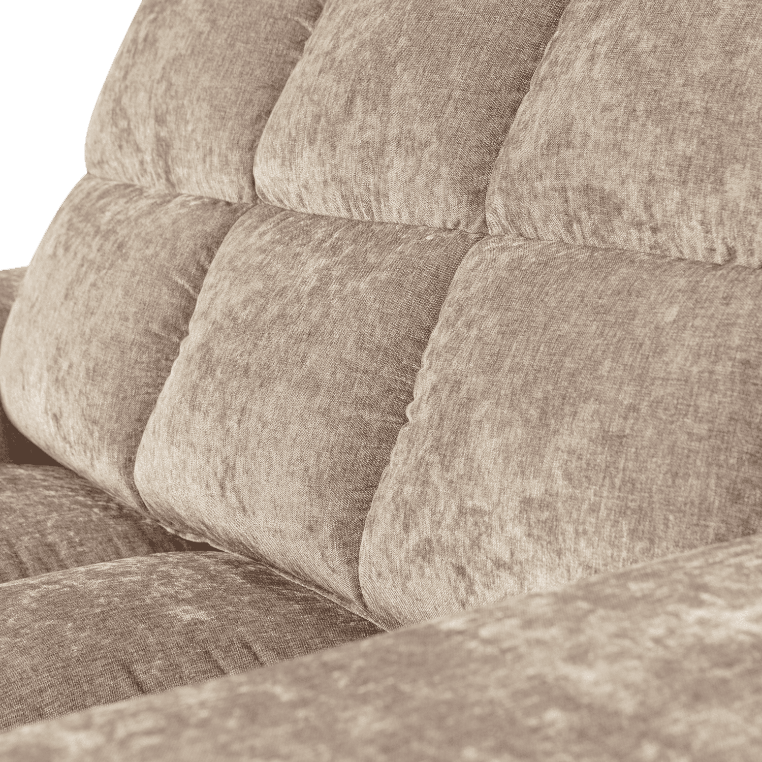 BePureHome Second date loveseat vintage nougat Taupe|Bruin Fauteuil