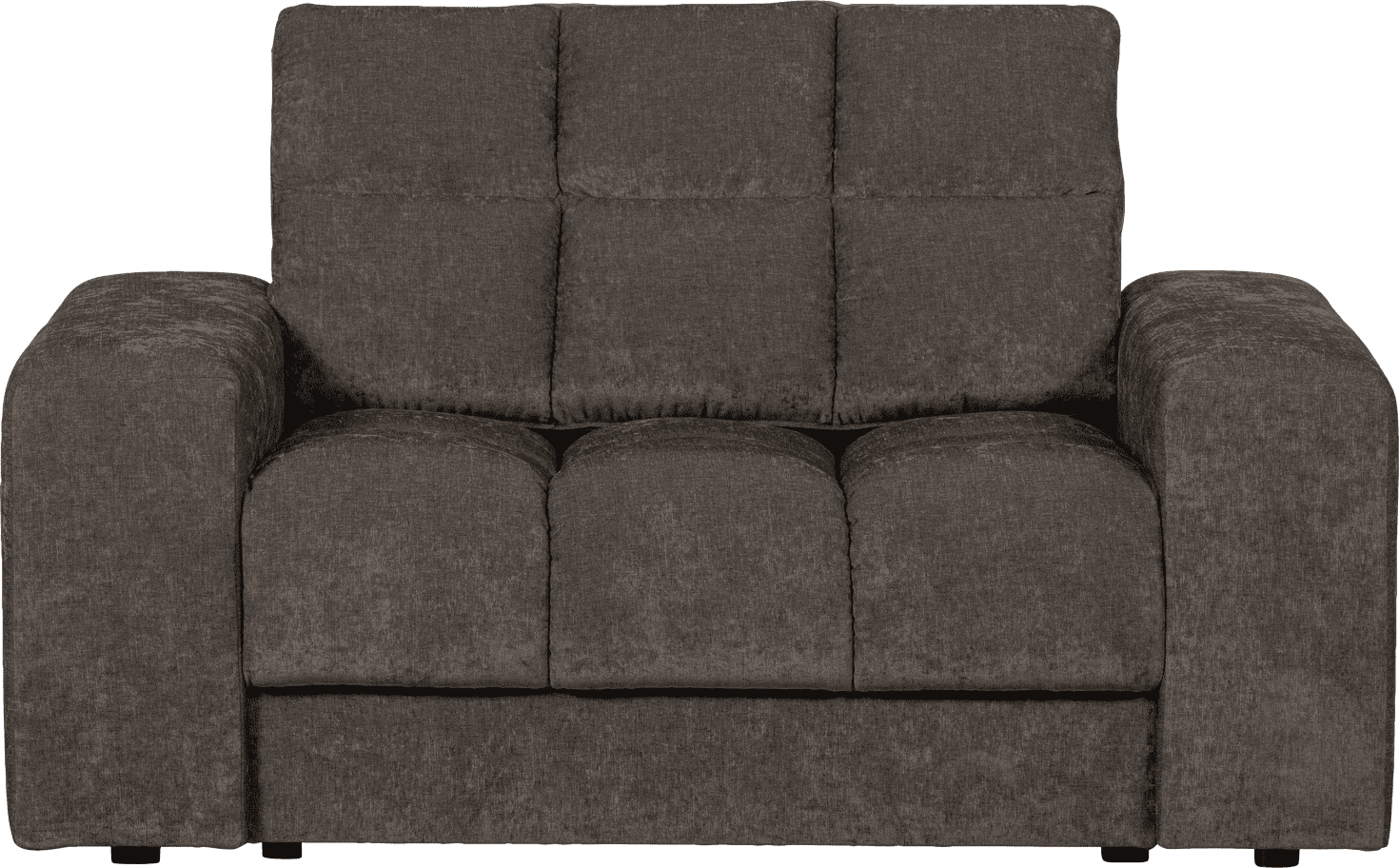 BePureHome Second date loveseat vintage warm grijs Grijs Fauteuil