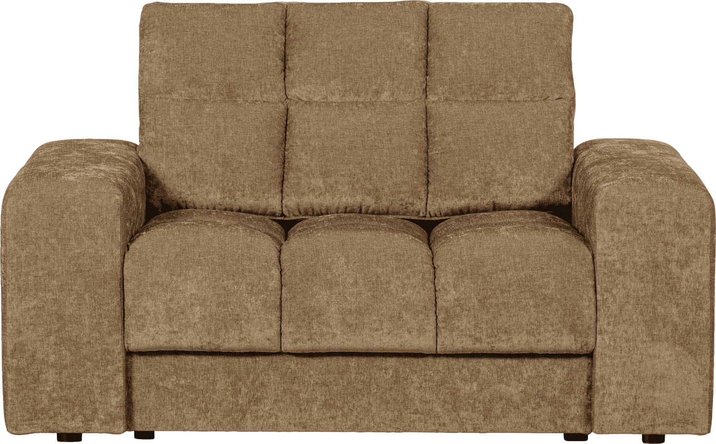 BePureHome Second date loveseat vintage zand Beige|Bruin Fauteuil