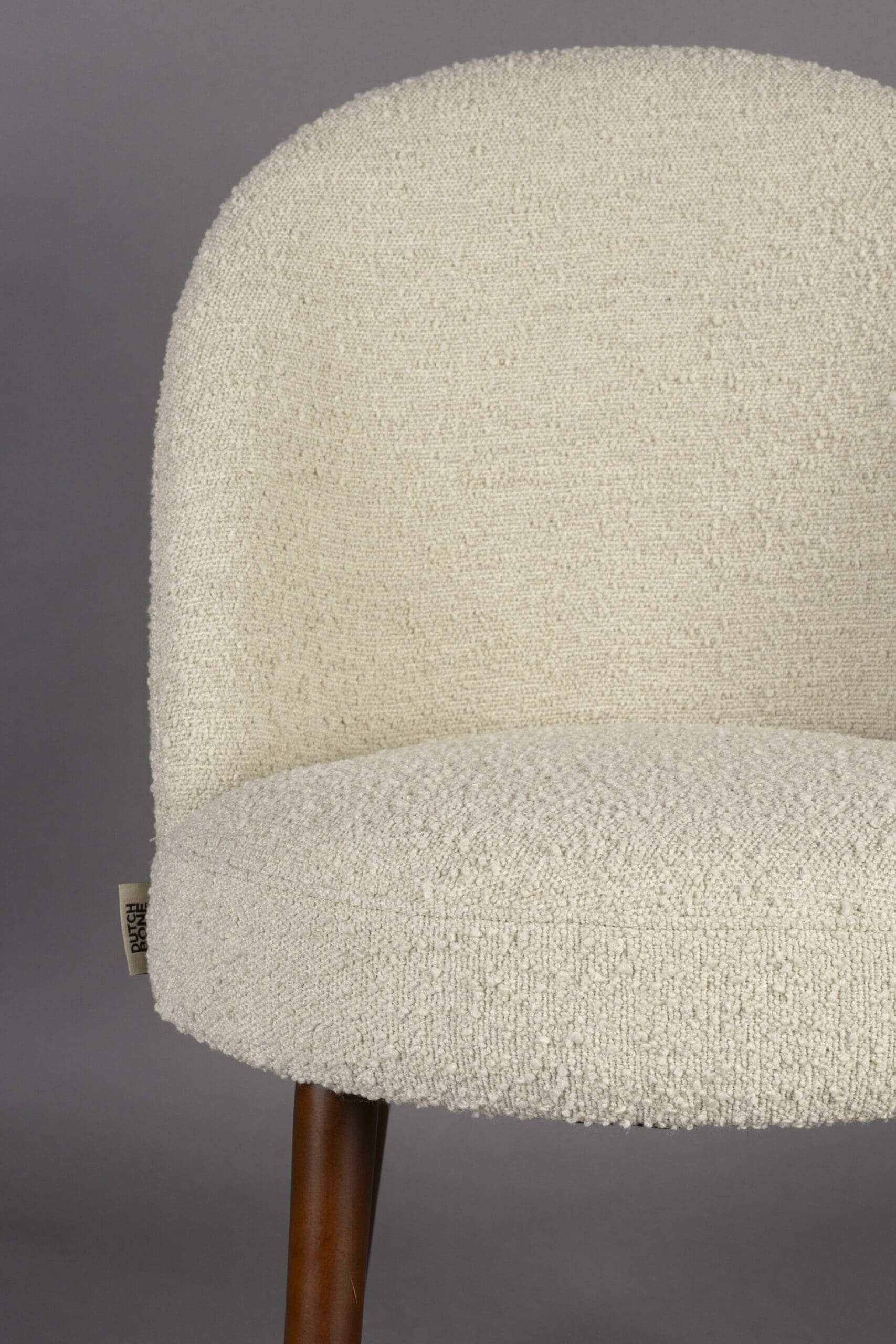 Eetkamerstoel Barbara Boucle Beige - Afbeelding 6