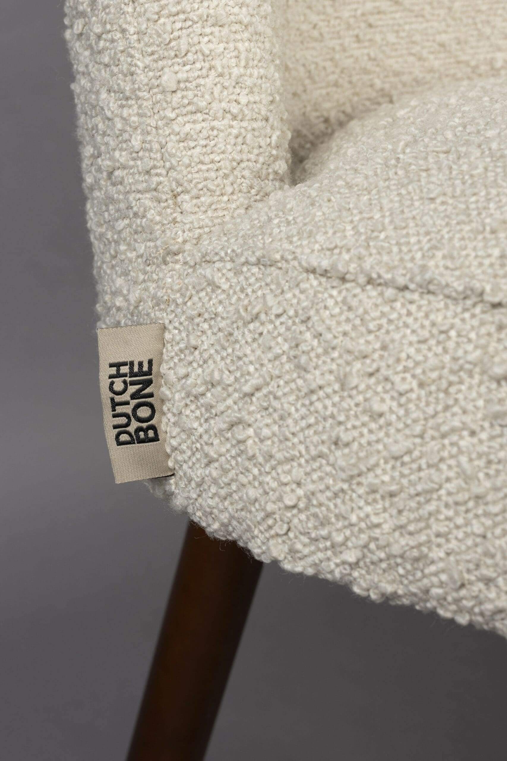 Eetkamerstoel Barbara Boucle Beige - Afbeelding 7