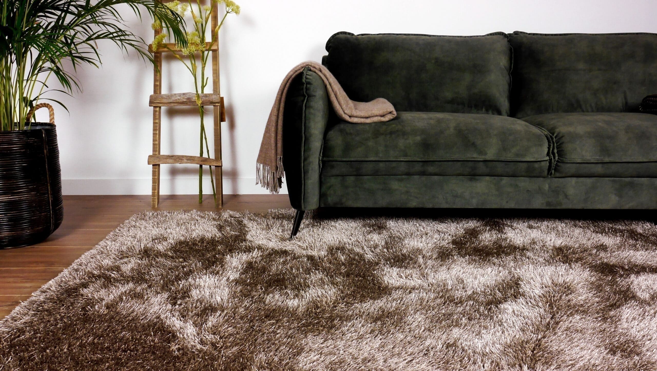 Vloerkleed LoveShaggy LichtBruin - 300x400 Eurogros Vloerkleed LoveShaggy LichtBruin 300x400