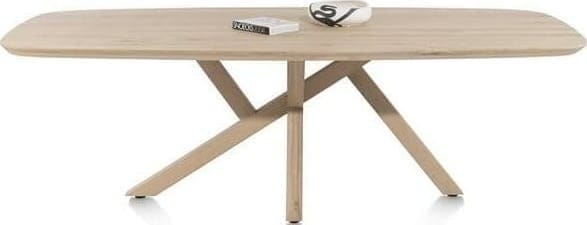 Henders & Hazel Shimla eetkamertafel 210 x 120 cm - houten poten Naturel Eettafel