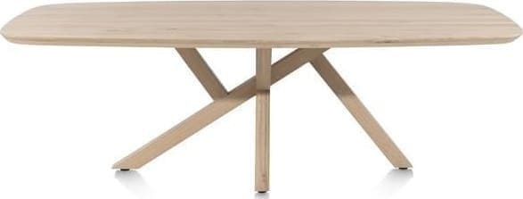 Henders & Hazel Shimla eetkamertafel 240 x 120 cm - houten poten Naturel Eettafel