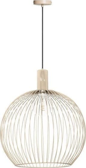 INHOUSE Hanglamp Warros rond 50cm metaal zand Bruin Hanglamp