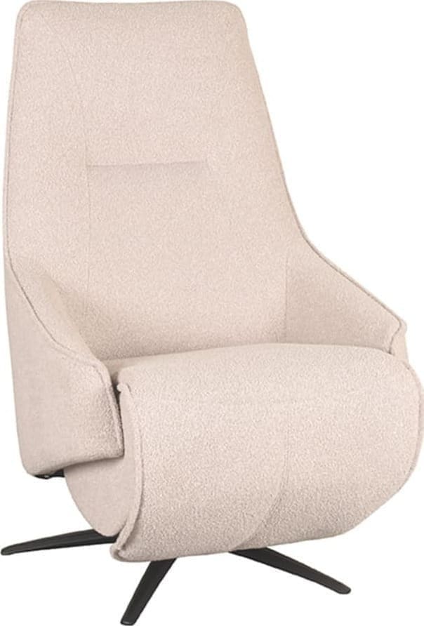LABEL51 Fauteuil Odense - Naturel - Boucle - Elektrische Naturel Fauteuil