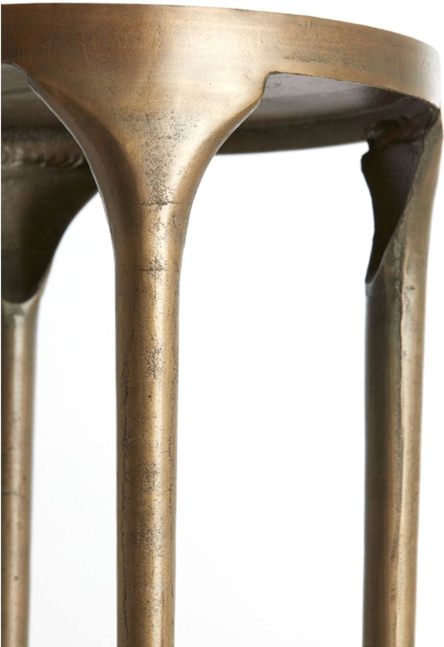Bijzettafel Lapaz - Antiek Brons+taupe Light & Living Bijzettafel 5502483