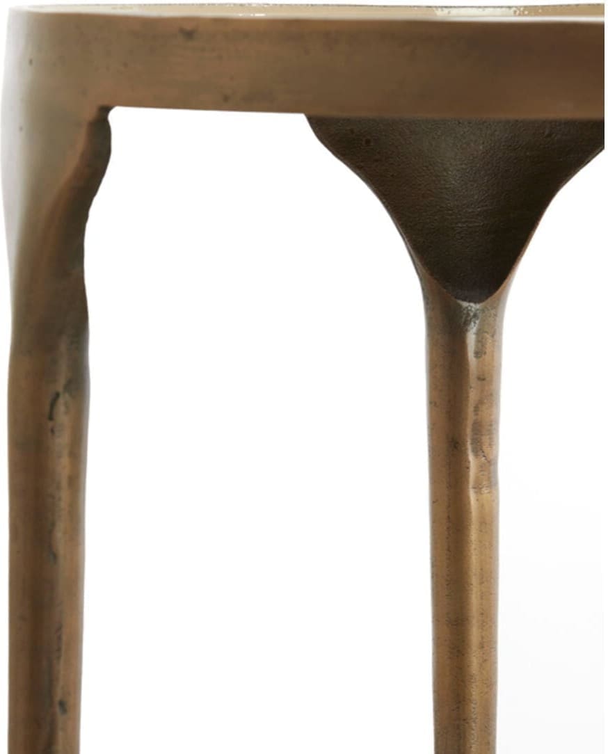 Bijzettafel Lapaz - Antiek Brons+taupe Light & Living Bijzettafel 5502583