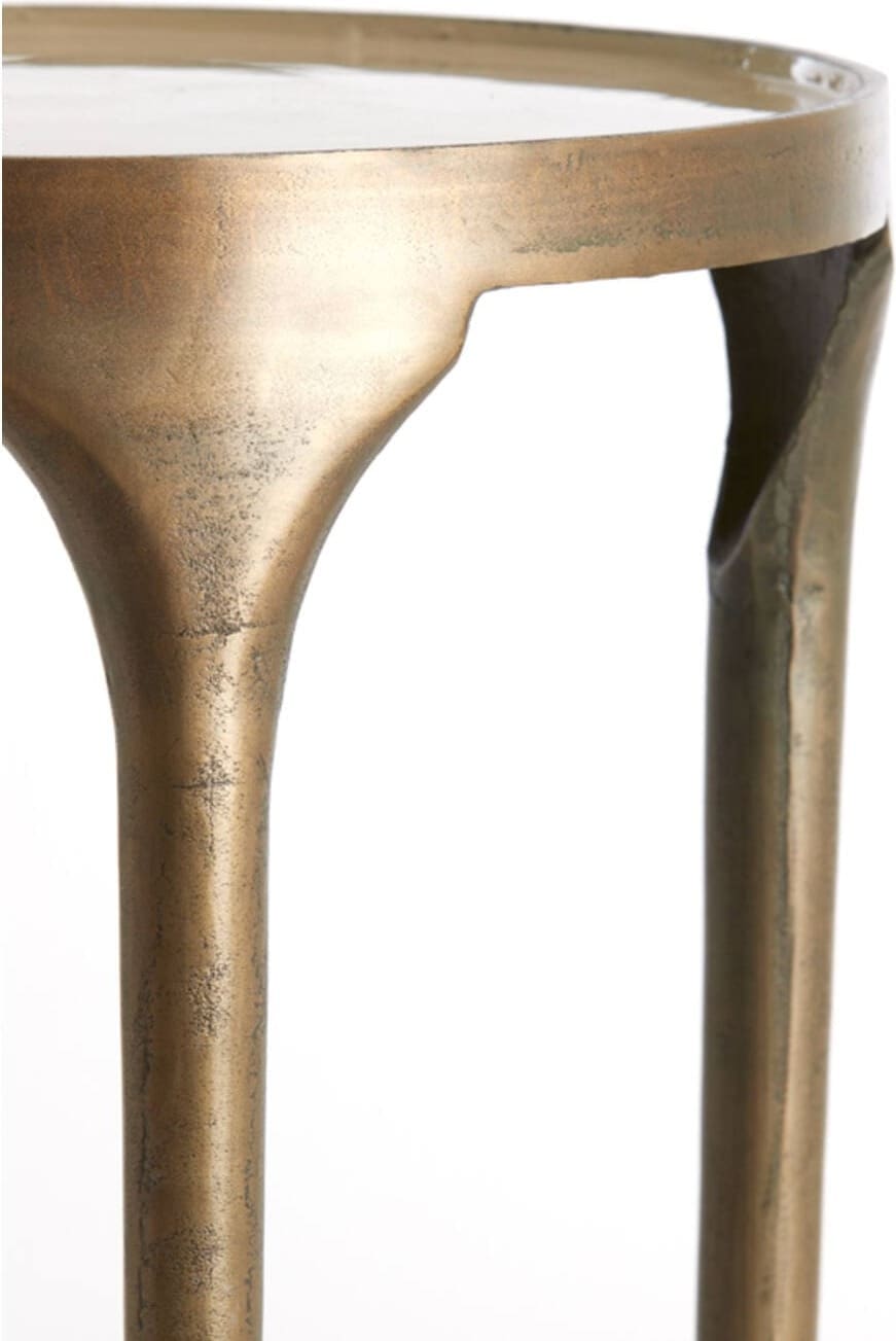 Bijzettafel Lapaz - Antiek Brons+taupe Light & Living Bijzettafel 5502583