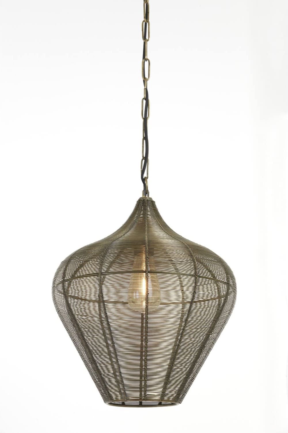 Hanglamp Alvaro - Antiek Brons Light & Living Hanglamp 2948018