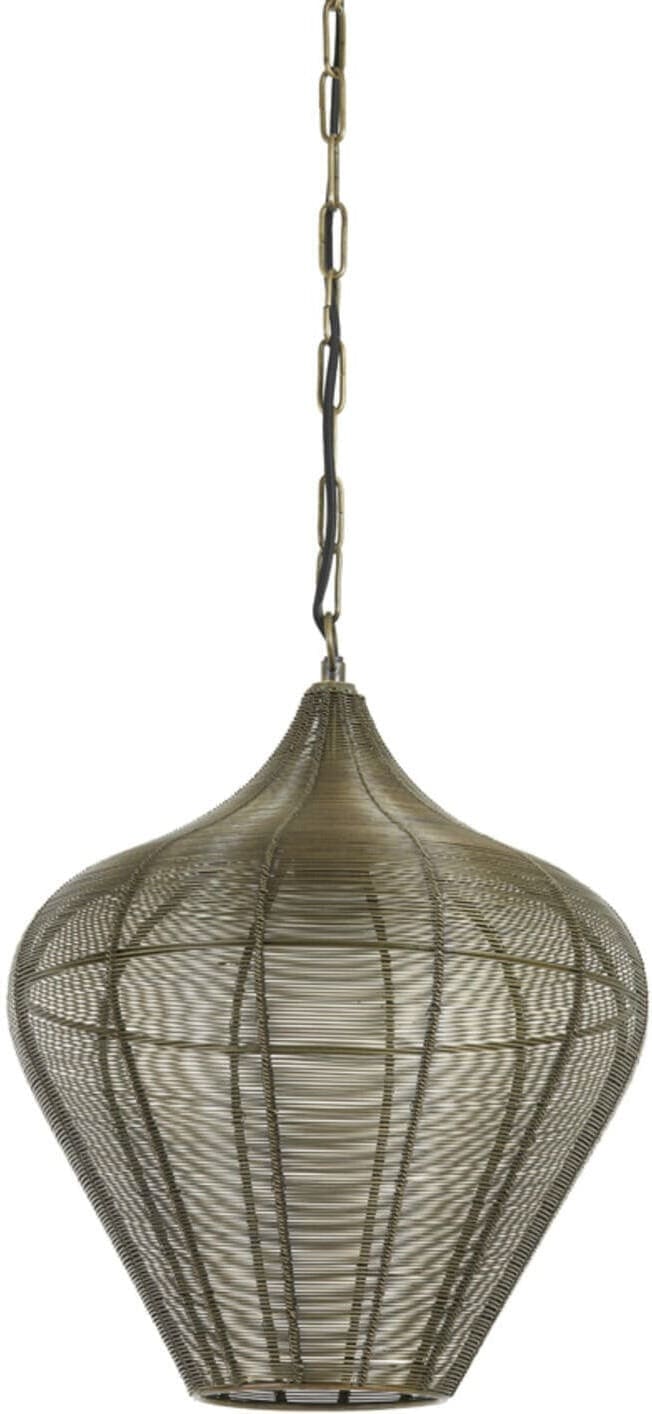 Hanglamp Alvaro - Antiek Brons Light & Living Hanglamp 2948018