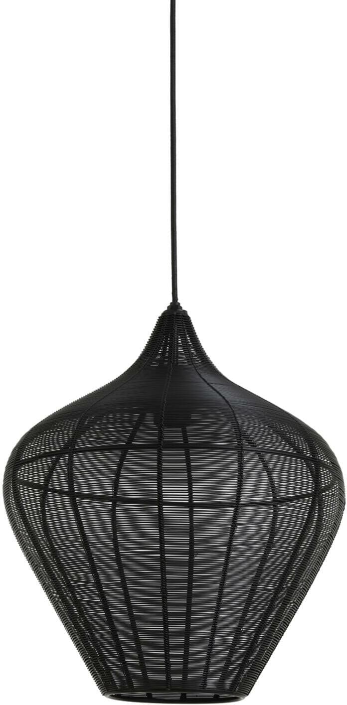Hanglamp Alvaro - Mat Zwart Light & Living Hanglamp 2948012