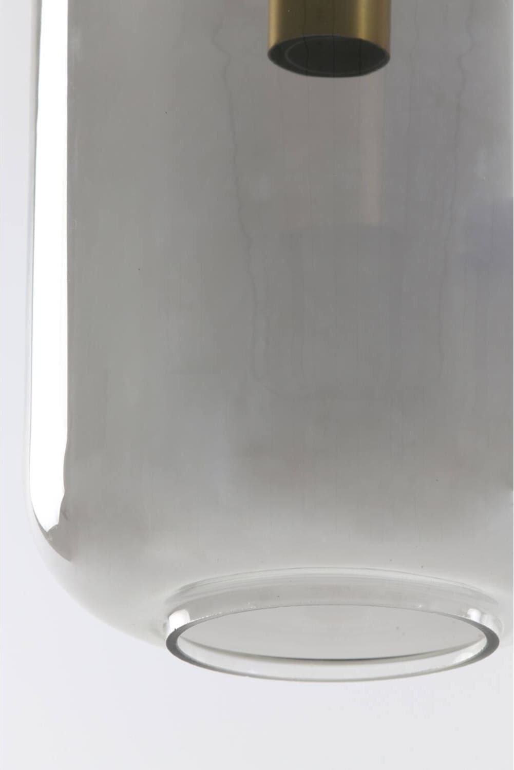 Hanglamp Lekar - Antiek Brons+smoke Glas Light & Living Hanglamp 2946084