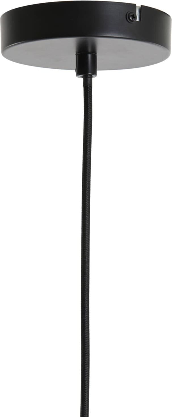 Hanglamp Lekar - Antiek Brons+smoke Glas Light & Living Hanglamp 2946084