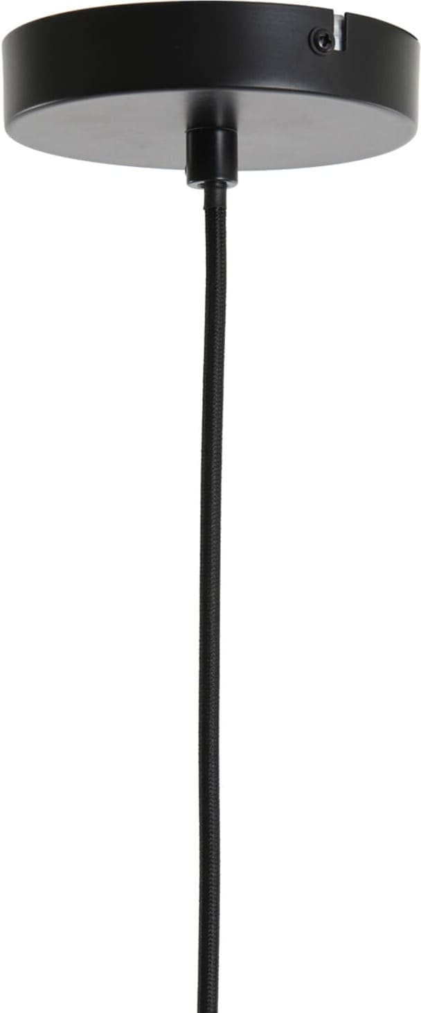 Hanglamp Lekar - Antiek Brons+smoke Glas Light & Living Hanglamp 2950384