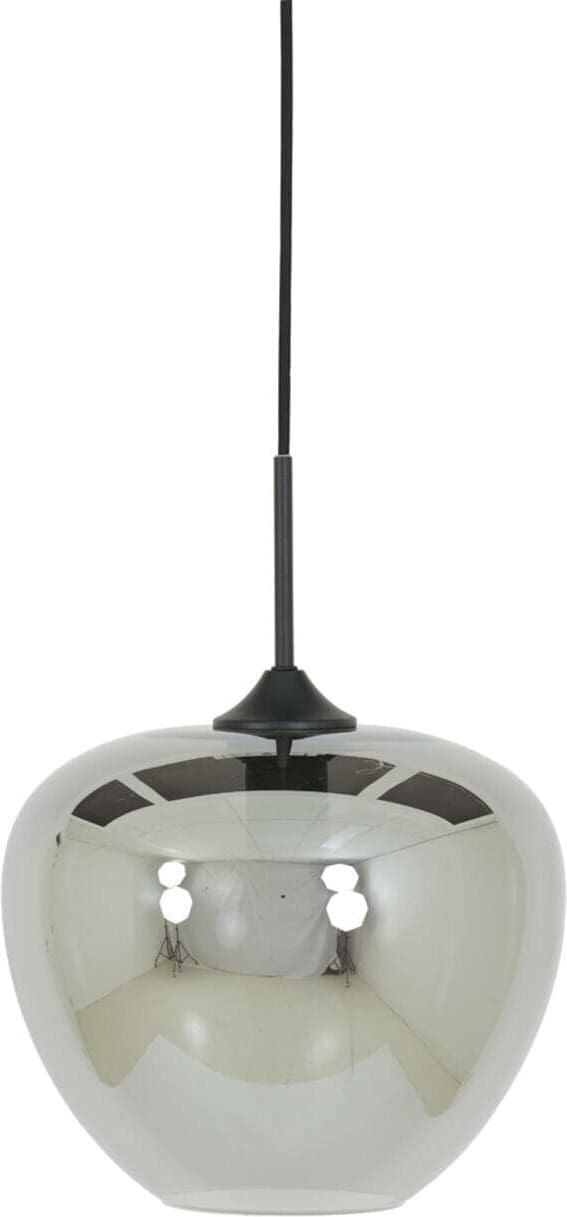 Hanglamp Mayson - Smoke Glas-mat Zwart Light & Living Hanglamp 2952312