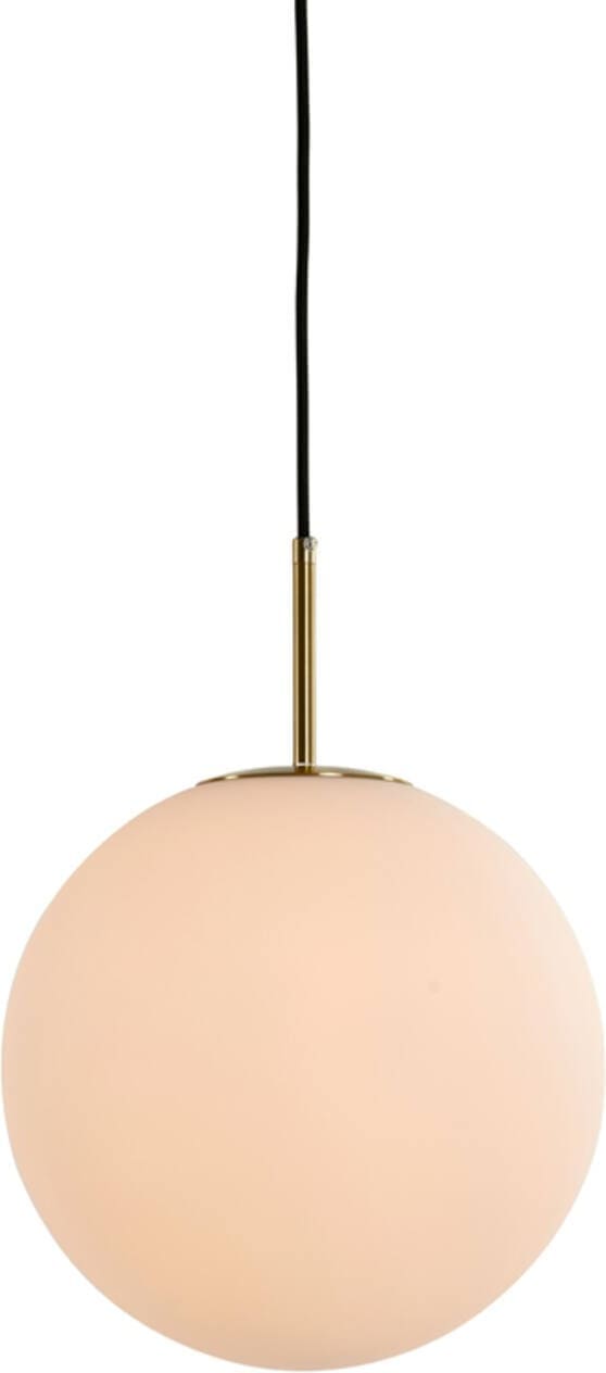 Hanglamp Medina - Antiek Brons+glas Mat Wit Light & Living Hanglamp 2958726