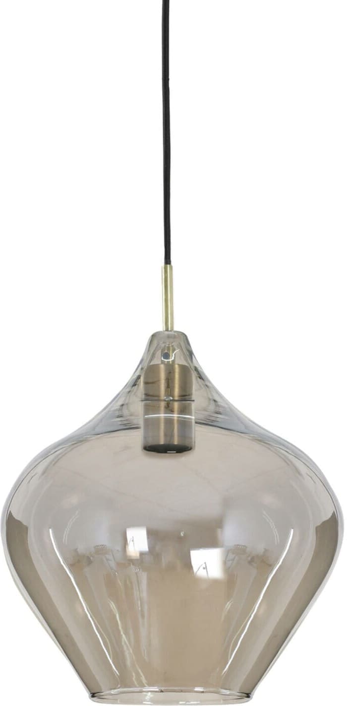 Hanglamp Rakel - Antiek Brons+smoke Light & Living Hanglamp 2937527