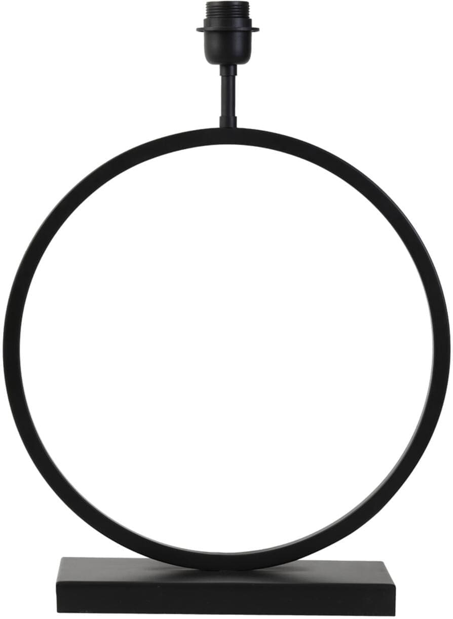 Lampvoet Liva - Mat Zwart Light & Living Lampvoet 8190958