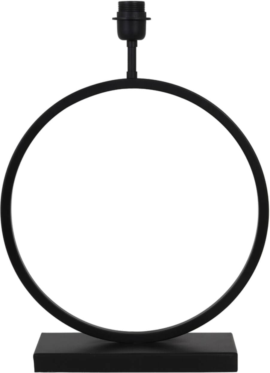 Lampvoet Liva - Mat Zwart Light & Living Lampvoet 8190958