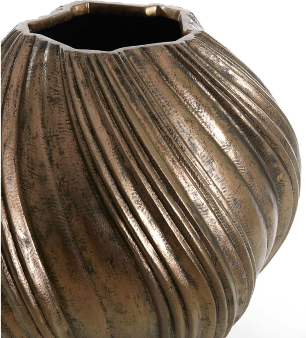 Vaas Yatung - Antiek Brons Light & Living Vaas 5895318