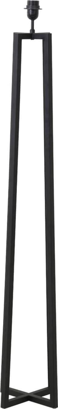 Vloerlamp Miley - Mat Zwart Light & Living Vloerlamp 8212112