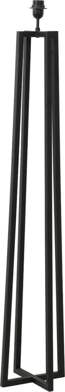 Vloerlamp Miley - Mat Zwart Light & Living Vloerlamp 8212112