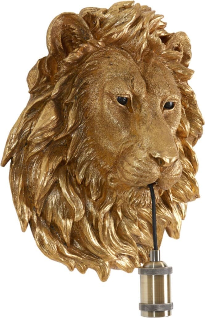 Wandlamp Lion - Antiek Brons Light & Living Wandlamp 3124818