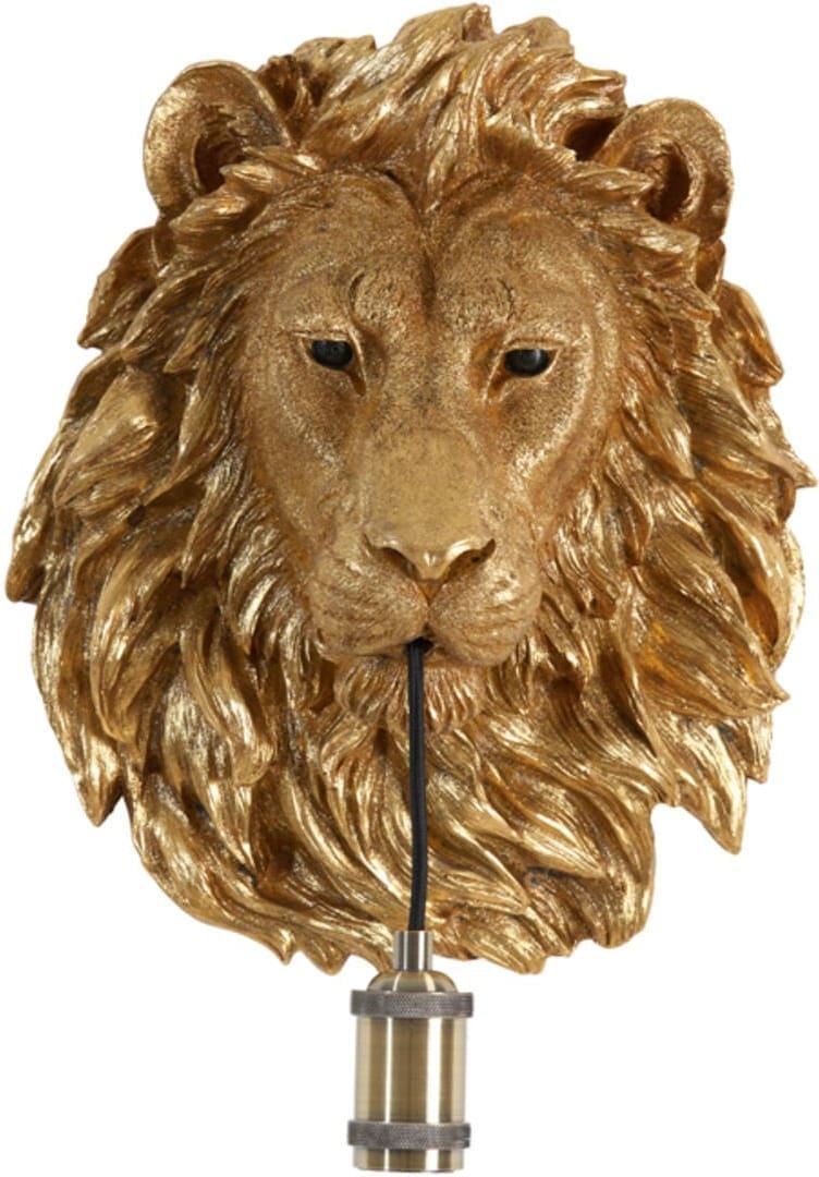 Wandlamp Lion - Antiek Brons Light & Living Wandlamp 3124818