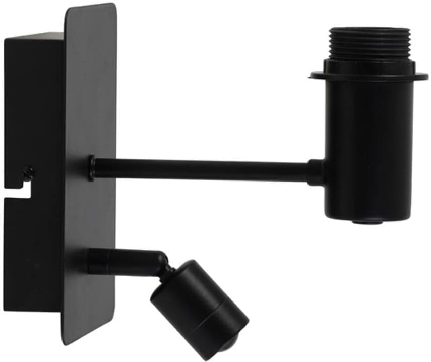 Wandlamp Montana - Mat Zwart Light & Living Wandlamp 3116858