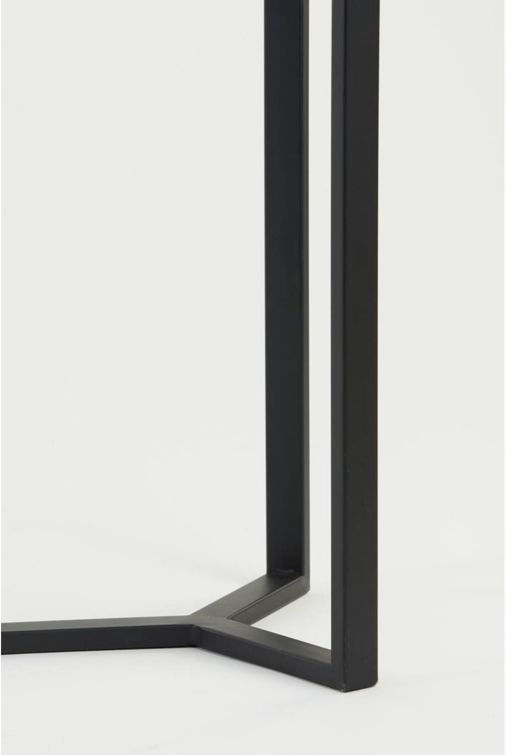 Zuil Retiro - Mat Zwart+ruw Antiek Brons Light & Living Bijzettafel 6713220