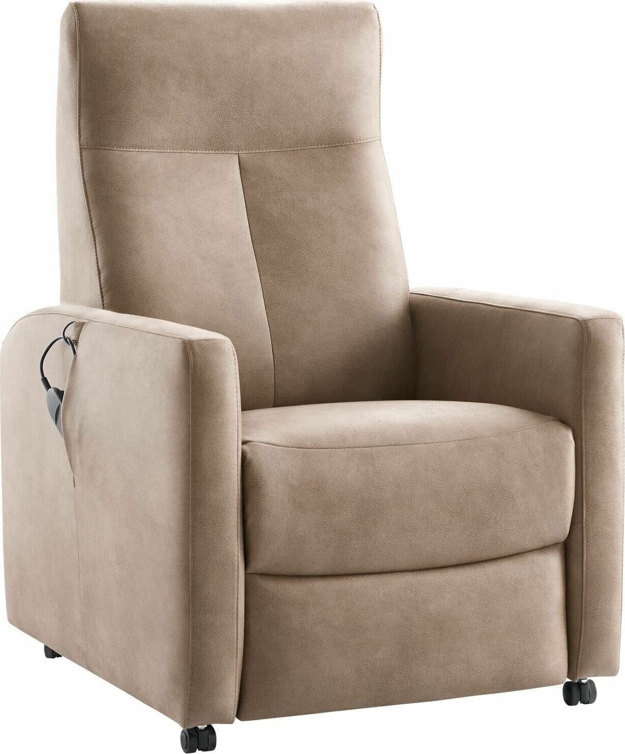 Profijt Meubel Relaxfauteuil Novie medium 2-motorig verstelbaar Taupe Fauteuil