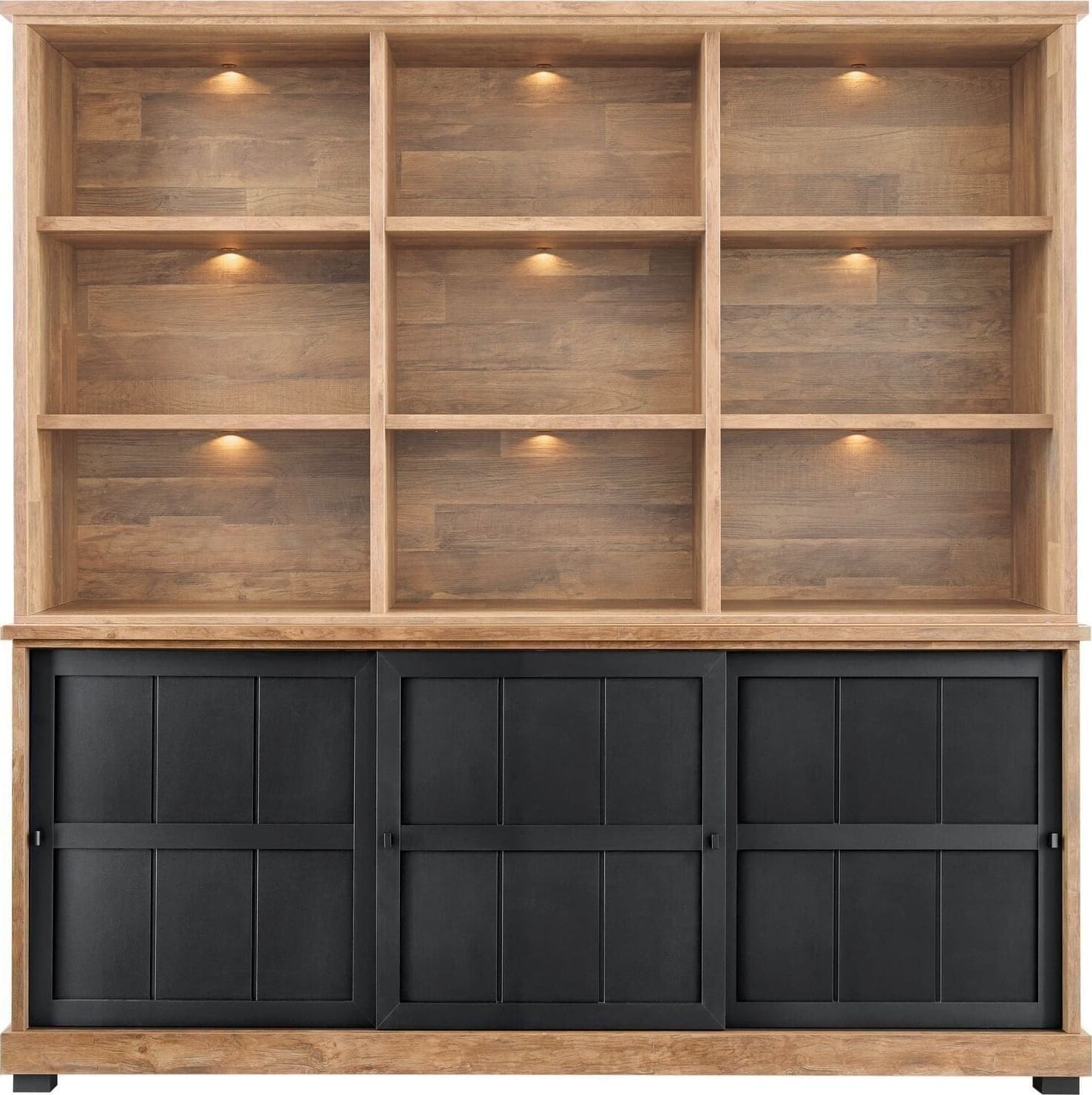 Profijt Meubel Wandkast Ladonia Bruin|Naturel Wandkast|Kast