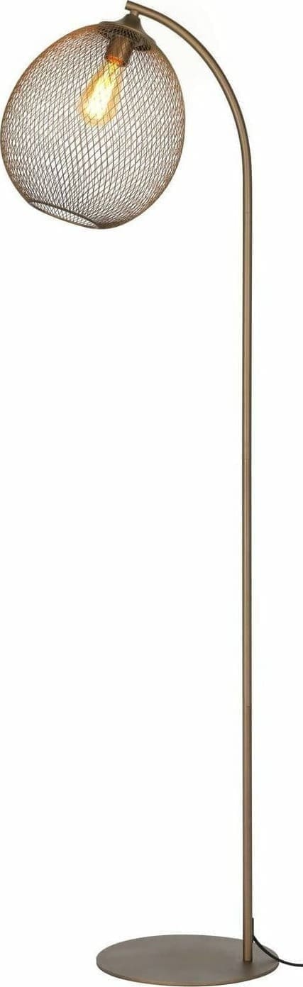 Pronto Wonen Vloerlamp Maroggia bruin koper 1-lichts Bruin Opties