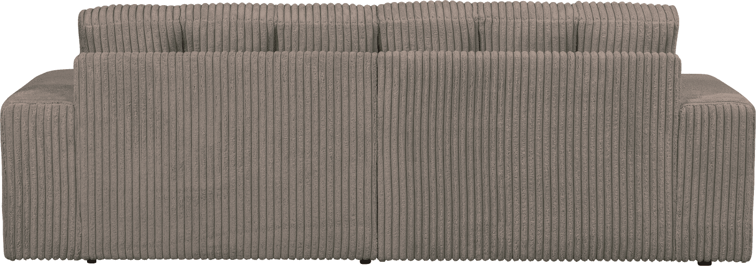 WOOOD Second date 2-zitsbank grove ribstof mud Bruin|Taupe 2-zitsbank