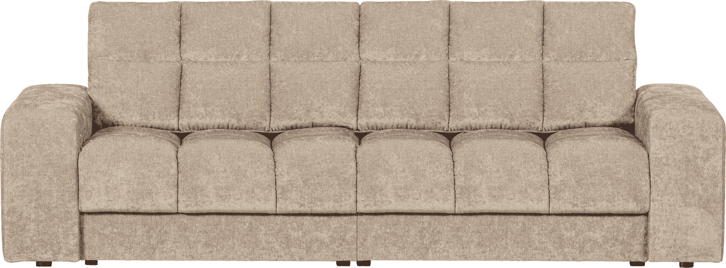 WOOOD Second date 2-zitsbank vintage nougat Taupe|Bruin 2-zitsbank