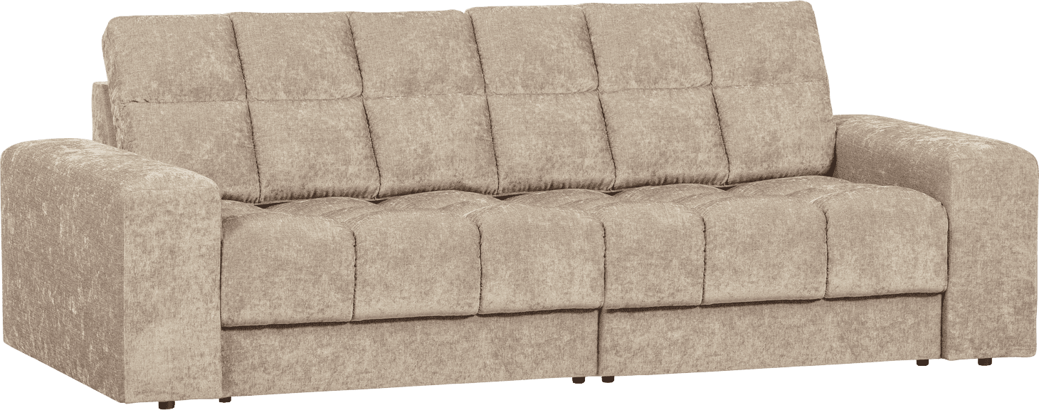 WOOOD Second date 2-zitsbank vintage nougat Taupe|Bruin 2-zitsbank