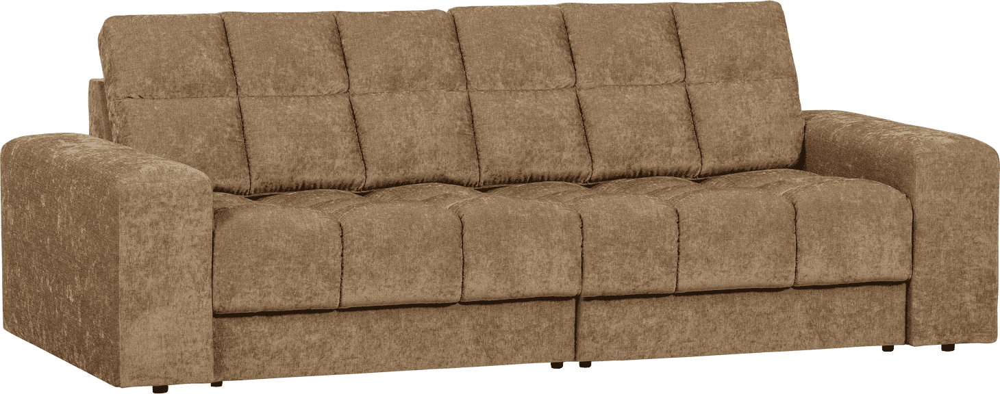 WOOOD Second date 2-zitsbank vintage zand Beige|Bruin 2-zitsbank