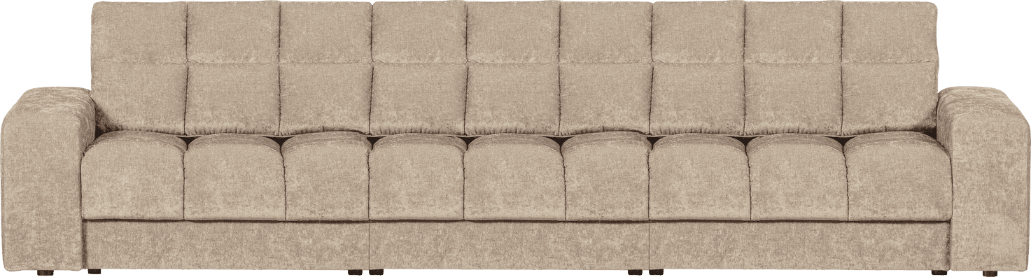 WOOOD Second date 3-zitsbank vintage nougat Taupe|Bruin 3-zitsbank