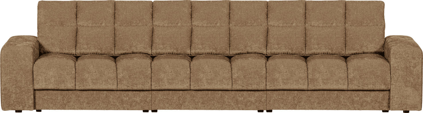 WOOOD Second date 3-zitsbank vintage zand Beige|Bruin 3-zitsbank