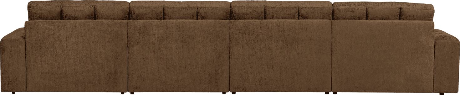 WOOOD Second date 4-zitsbank structure velvet brass Messing 4-zitsbank