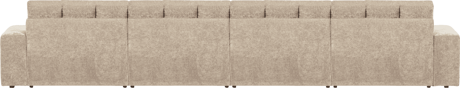 WOOOD Second date 4-zitsbank vintage nougat Taupe|Bruin 4-zitsbank