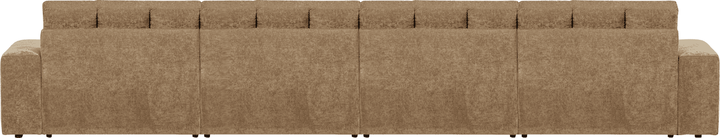 WOOOD Second date 4-zitsbank vintage zand Beige|Bruin 4-zitsbank