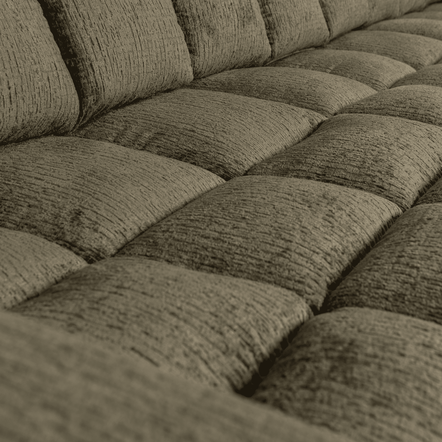 WOOOD Second date chaise longue rechts structure velvet bonsai Groen Bank