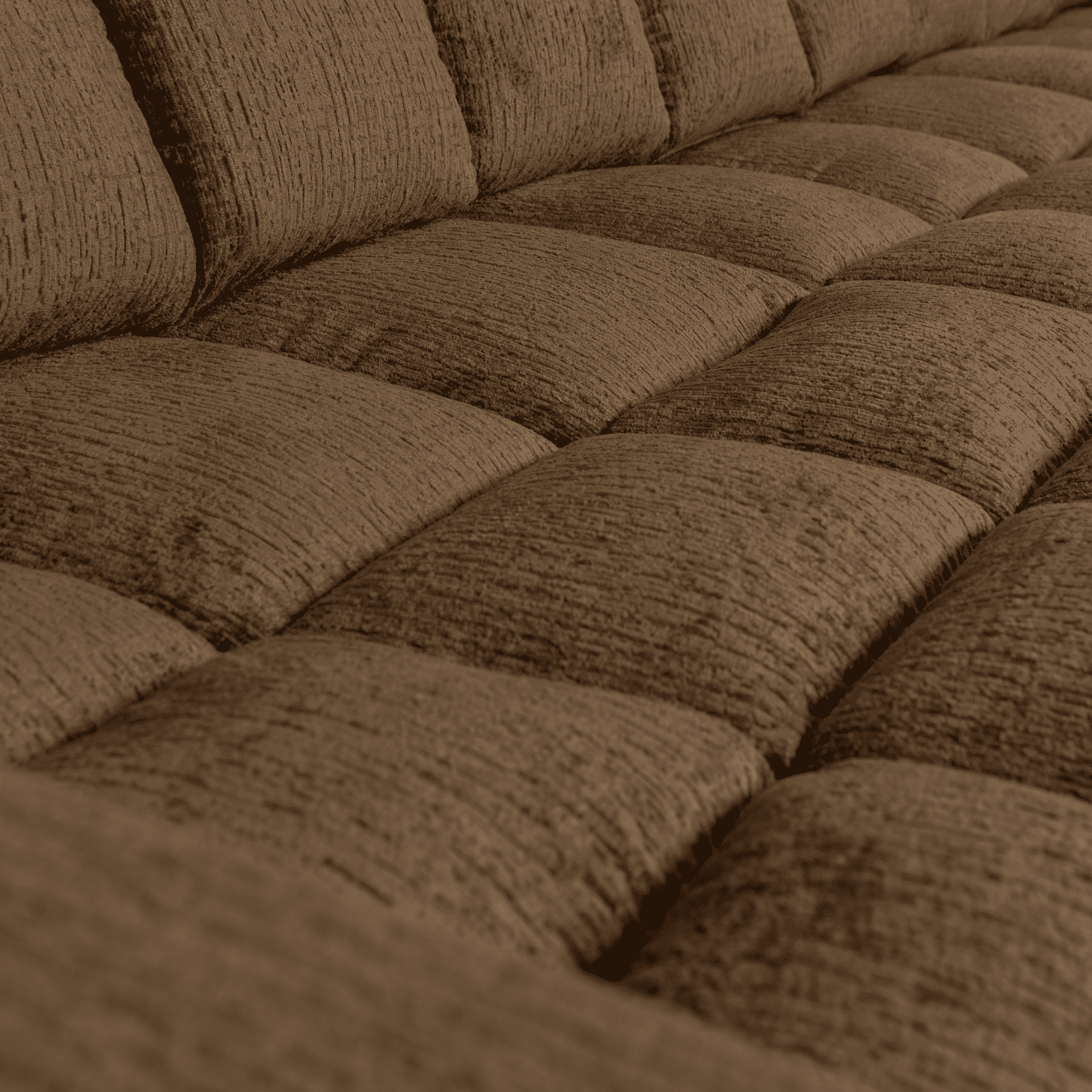 WOOOD Second date chaise longue rechts structure velvet brass Messing Bank